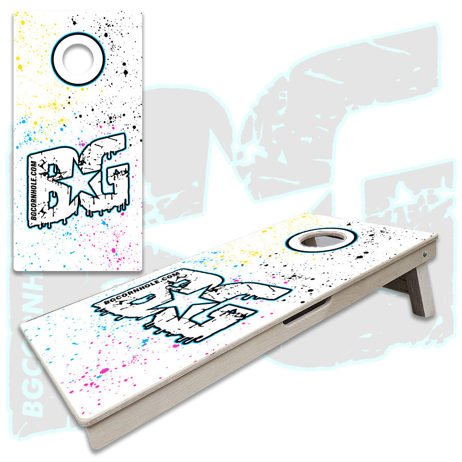 BG "White Mutli Splatter" Boards - Elite Model