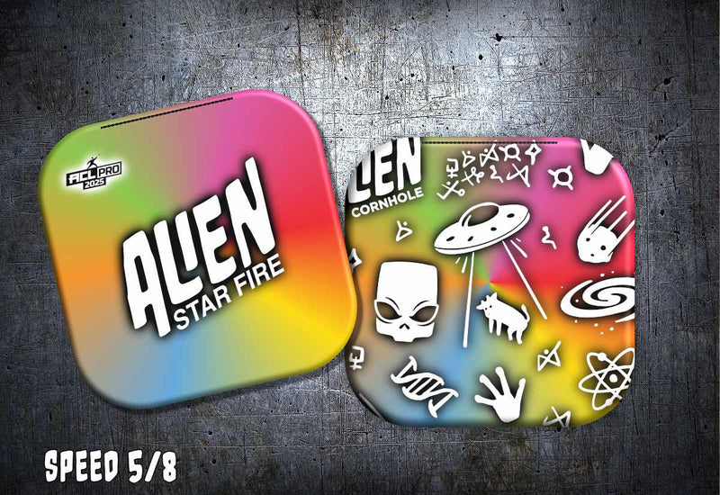 Alien Cornhole Star Fire 2025