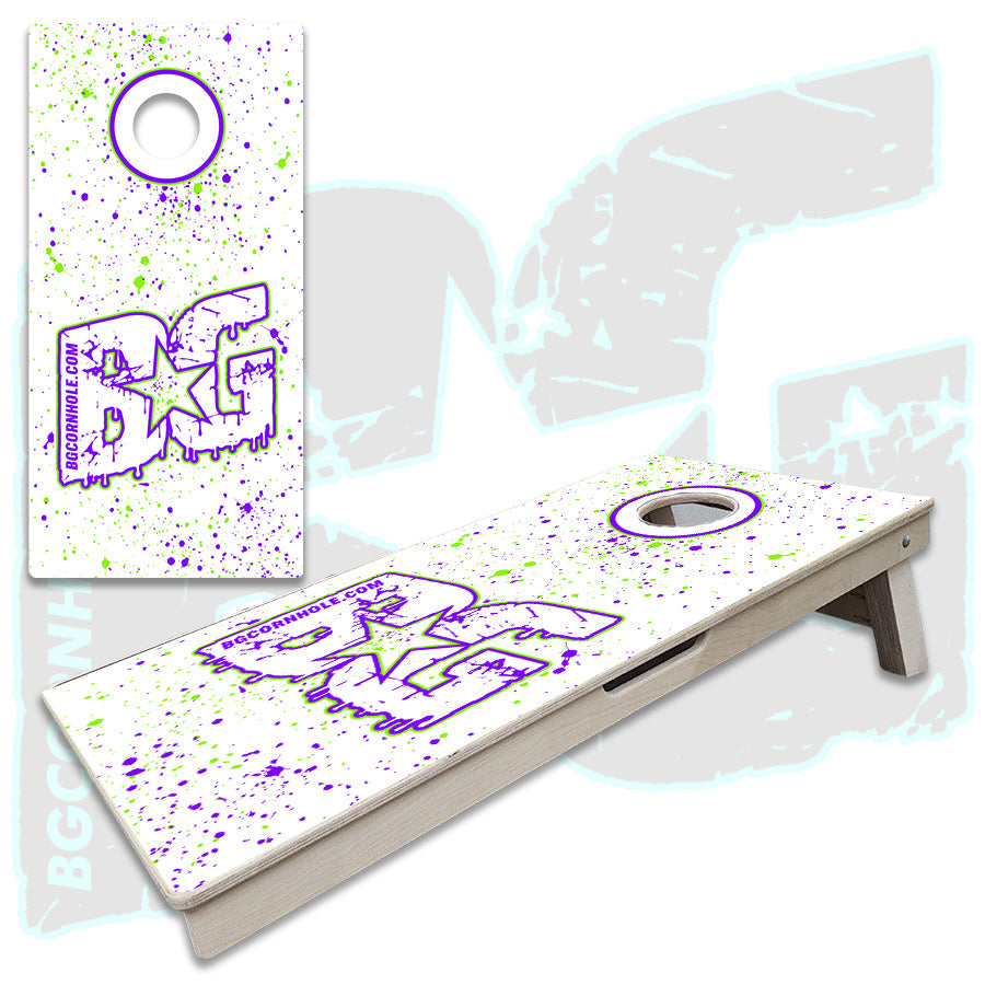 BG "White Mutli Splatter" Boards - Elite Model